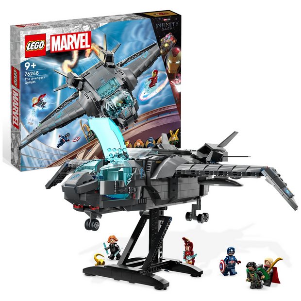 LEGO Marvel The Avengers Quinjet Infinity Saga Set 76248