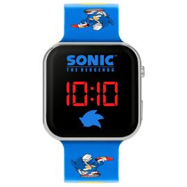 Sega Sonic the Hedgehog Blue Strap LED Digital Watch
