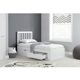 Birlea Appleby Single Wood Effect Bed Frame - White
