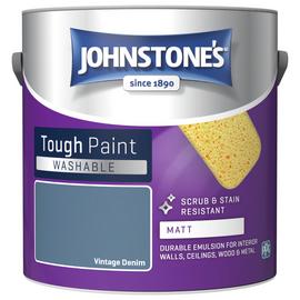 Johnstone's - Washable Matt Paint - Vintage Denim - 2.5L