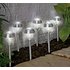 Collection Stainless Steel Solar Crown Twin Lights-Set of 6