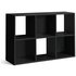 Argos Home Squares 6 Cube Storage Unit - Black