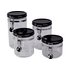 Heart of House Klip 4 Piece Metal Canisters
