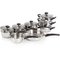 Morphy Richards Equip 8 Piece Stainless Steel Pan Set