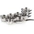 Morphy Richards Equip 8 Piece Stainless Steel Pan Set