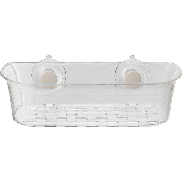 Buy Croydex Press 'n' Lock Storage Basket Clear at Argos.co.uk Your