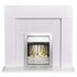 Adam Miami Electric Fire Suite with Helios InsetWhite
