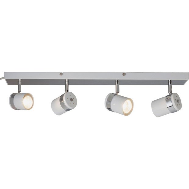 Buy Collection Shiro 4 Spotlight Bar White and Chrome at Argos.co.uk