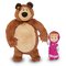 Masha and the Bear Soft Toy Bear and Masha Doll