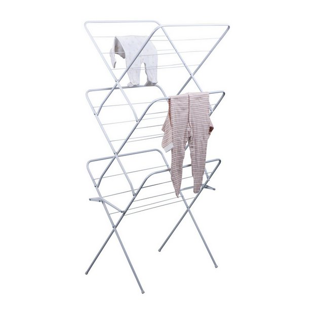 Buy ColourMatch 15m 3 Tier Indoor Clothes Airer Super White at Argos