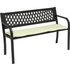 Argos Home 4ft Steel Bench with Cushion