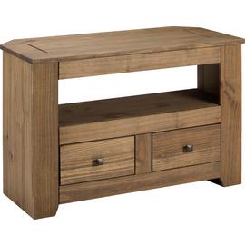 Argos Home Amersham 2 Drawer TV Unit - Dark Pine