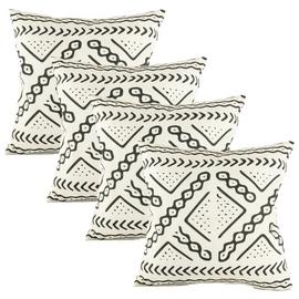 Streetwize Aztec Tribal Printed Outdoor Cushion - Pack of 4
