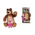 Masha and the Bear Big Bear and Big Doll Soft Toy