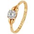 Revere 9ct Gold Cubic Zirconia 0.50ct Look 'I Promise' Ring
