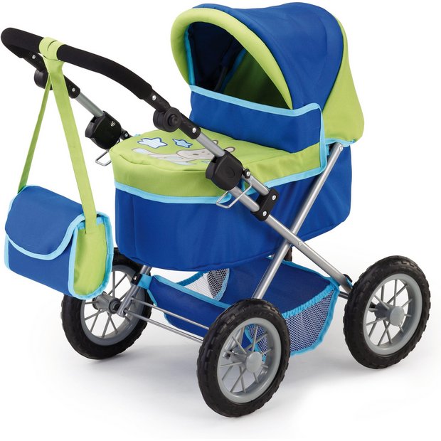 Buy Bayer Design Trendy Doll Pram Blue & Green at Argos.co.uk Your