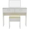 Argos Home Cheval Dressing Table Stool & Mirror - White