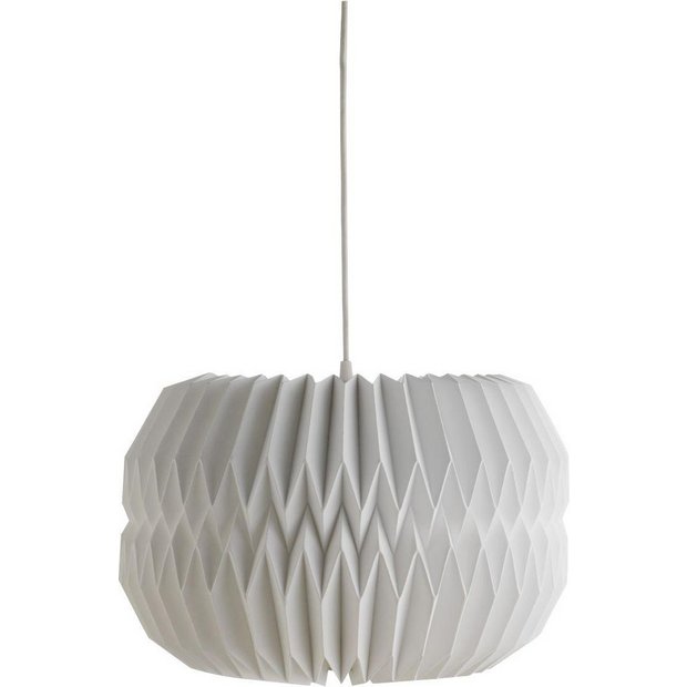 Buy Habitat Kura White Paper Shade White at Argos.co.uk Your Online