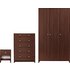 Argos Home Seville 3 Pc 3 Dr Wardrobe Set - Dark Oak Effect