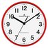 Precision Radio Controlled Wall Clock - Red
