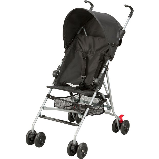 Buy BabyStart Black Pushchair with UV30 at Argos.co.uk - Your Online