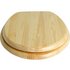 Argos Home Solid Wood Slow Close Toilet Seat - Natural Pine