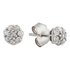 Revere 9ct White Gold 0.25ct tw Diamond Cluster Earrings