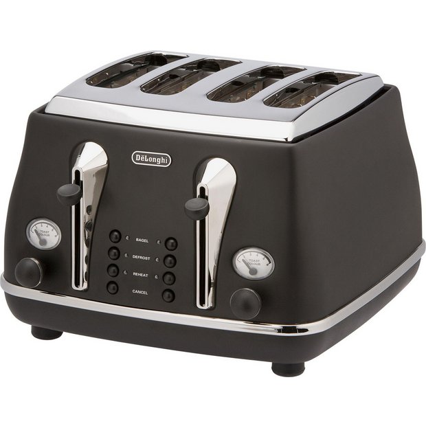 Buy De'Longhi Micalite 4 Slice Toaster Black at Argos.co.uk Your