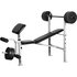 Pro Fitness Exercise Bench with 30kg Weights