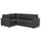 Argos Home Seattle Left Corner Fabric Sofa Bed - Charcoal