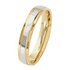 Revere 9ct White and Yellow Gold Heavyweight Wedding Ring