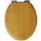 Argos Home Solid Wood Slow Close Toilet Seat - Light Oak