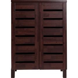 Argos Home Slatted 2 Door Shoe Storage Cabinet
