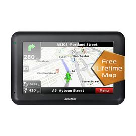 Binatone U435 4.3 Inch Sat Nav Lifetime Maps Uk & ROI