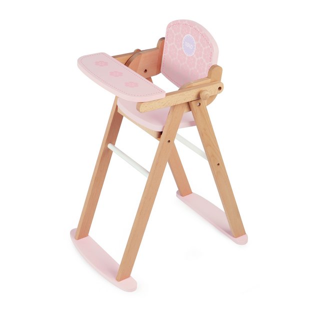 Buy Tidlo Wooden Folding Doll High Chair at Argos.co.uk - Your Online