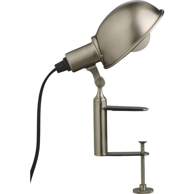 Buy Habitat Tommy Clamp Lamp Silver at Argos.co.uk Your Online Shop