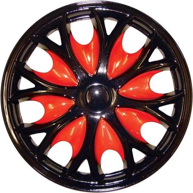 Buy Cosmos Shark 14inch Wheel Trim Set Black and Red at Argos.co.uk