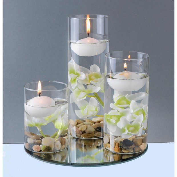 Buy Collection Eden Floating Candle Garden Set of 3 at Argos.co.uk