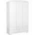 Argos Home Nordic 3 Door 5 Drawer Wardrobe - Soft White