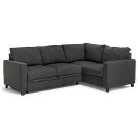 Habitat Seattle Right Hand Storage Corner Sofa Bed -Charcoal