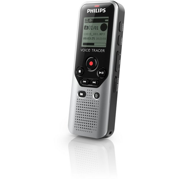 Buy Philips Voice Tracer 1200 4GB Digital Voice Recorder at Argos.co.uk
