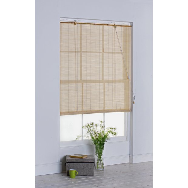 Buy Simple Value Bamboo Roller Blind 2ft Natural at Argos.co.uk