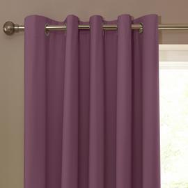 Habitat Plain Blackout Eyelet Curtains