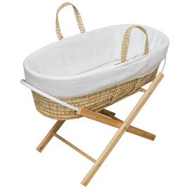 Kinder Valley Waffle Moses Basket & Folding Stand