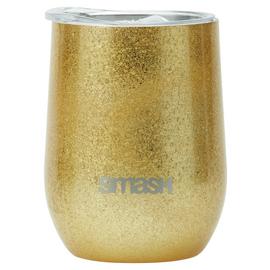 Smash Gold Cracked Coffee Travel Mug - 330ml