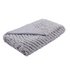 Argos Home Fur Zig Zag Metallic Throw - Grey