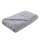 Argos Home Fur Zig Zag Metallic Throw - Grey