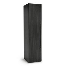 Habitat Atlas 1 Door Wardrobe - Black & Brown