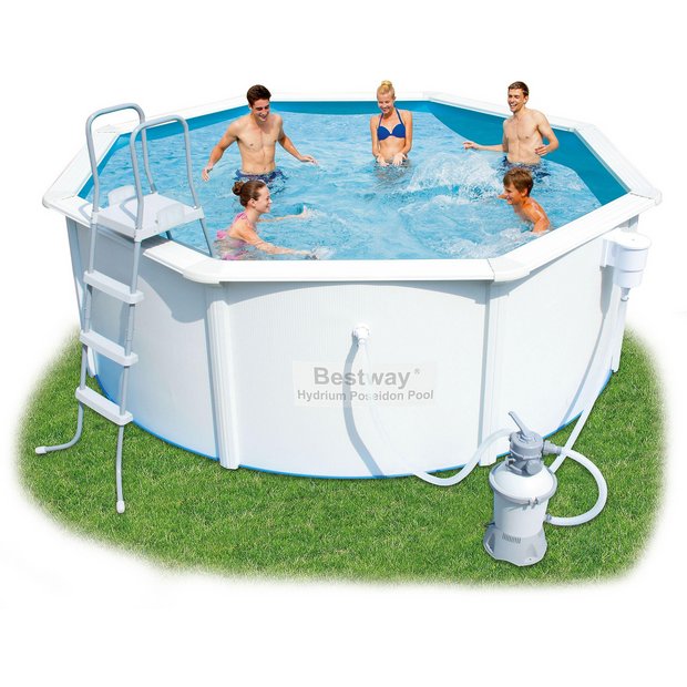 Buy Bestway 12' Hydrum Poseidon Pool Set at Argos.co.uk - Your Online Shop for Pools and