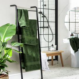 Habitat Egyptian Cotton 4 Piece Towel Bale - Forest Green